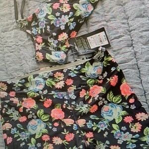 Floral Kids Swim Set